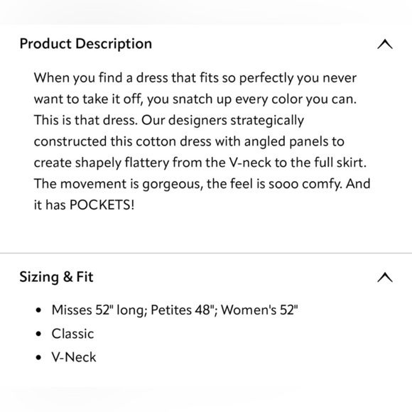 NWT Soft Surroundings Bailey Maxi Dress Blue Bonnet Pockets XL 100% Cotton - Picture 15 of 15